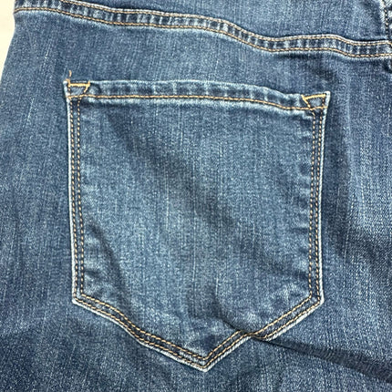 Girlfriend Straight Leg Mid-Rise Jeans - Size 14 New