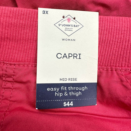 St. John's Bay Women's Capri Pants 3X New