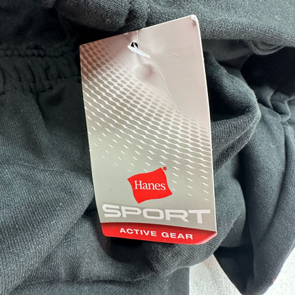 Hanes Ultimate Cotton Sport Active Gear Sweatpants Black Size XL New