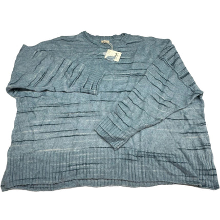 Ana Blue Staccato Sweater Size 3X New