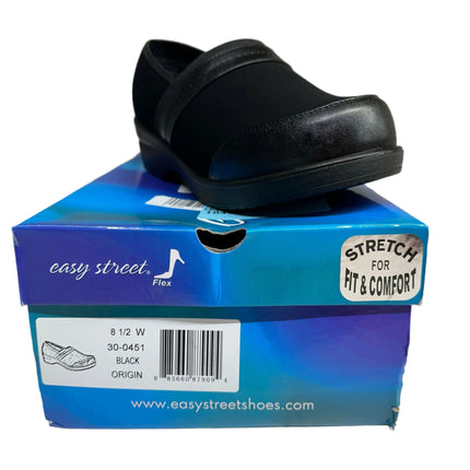 Easy Street Origin Women's Comfort Slip-On Clogs Black Size 8.5 New