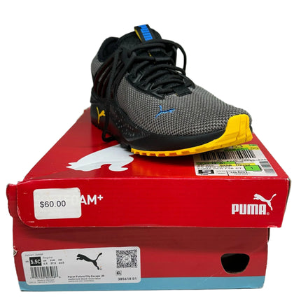 Puma Pacer Future City Escape Junior Shoes Gray/Black Size 5.5 New