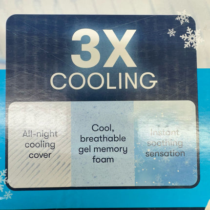 Serta Soothing Cool Gel Memory Foam Pillow King New