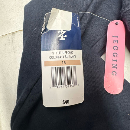 Izod Women's Jegging Pants Navy Size 15 New