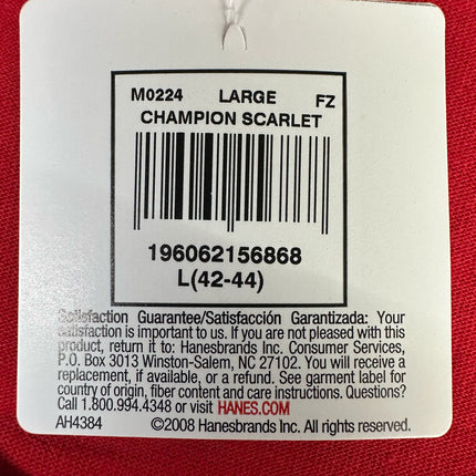 Hanes Champion Scarlet Tank Top Size L New