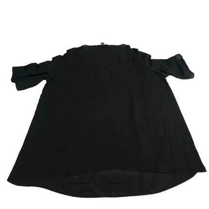 Bold Elements Women's Cold-Shoulder Blouse Black Size S New