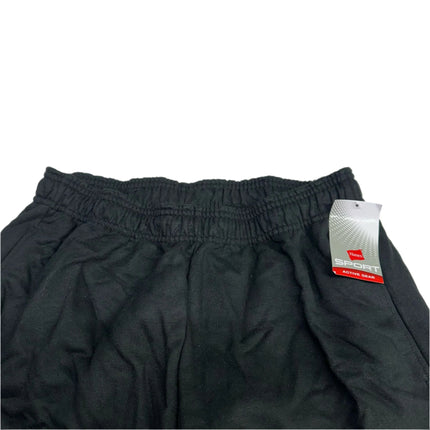 Hanes Ultimate Cotton PrintPro Sweatpants Black Size M New