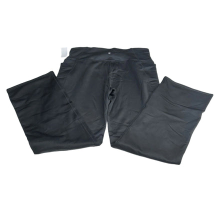 Xersion Slim Straight High-Rise Leggings Black Size XL New