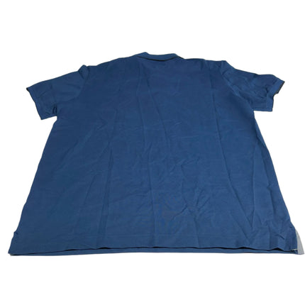 Van Heusen Essential Pique Stain Shield Polo Insignia Blue Size L New