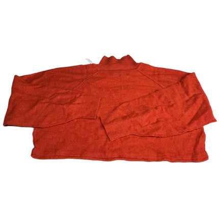 Arizona Jean Co. Women's Mock Neck Sweater Outfitter Orange XL New