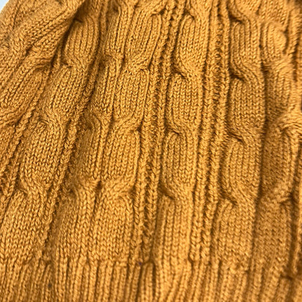 St. John's Bay Women's Classic Cable Sweater Deep Bronze Size 2X New