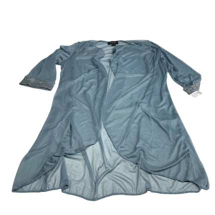 R&M Richards Slate Jacket Dress 2PC Set Size 16 New