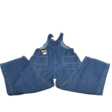 Berne Workwear Unlined Bib Overall Denim Size 38x28 New