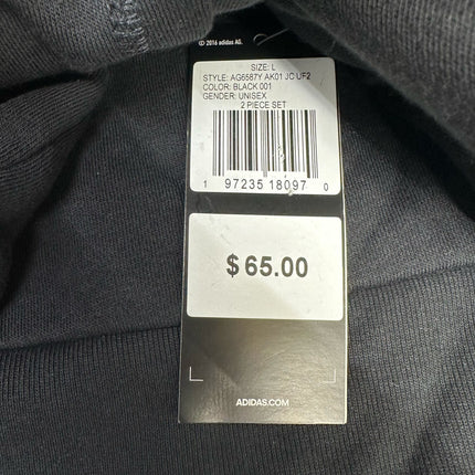 adidas Unisex Black Hoodie Size L New with Imperfection