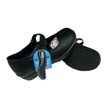 Easy Works by Easy Street Letsee Women's Black Slip-Resistant Shoes Size 9W New