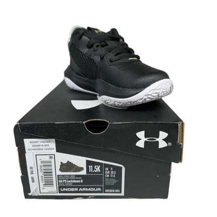 Under Armour Pre-School UA Lockdown 6 Basketball Shoes SIZE 11.5K Unisex New