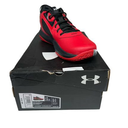 Under Armour Lockdown 6 Basketball Shoes Black/White Size 11 Unisex New