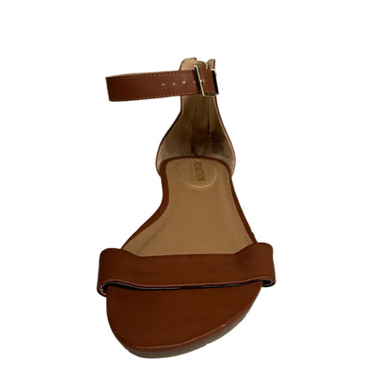 Reaction Kenneth Cole  Great Viber Sandals Cognac Brown Size 6.5 Women's New Without Box.