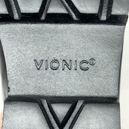 Vionic Leather Lug Sole Loafers Black Size 7.5 New Without Box