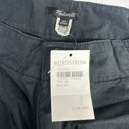 Madewell True Black Pants Size 16W  Women's New