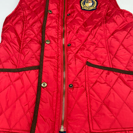 Lauren Ralph Lauren Quilted Vest Red Size XS New with Imperfection