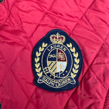 Lauren Ralph Lauren Quilted Vest Red Size XS New with Imperfection