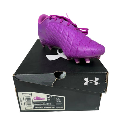 Under Armour Magnetico Select 3.0 FG Soccer Cleats Black Size 6.5 Unisex New