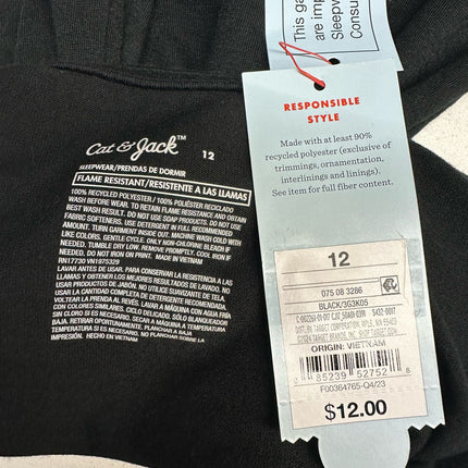 Cat & Jack™ Girls' Flame Resistant Sleepwear - Size 12
