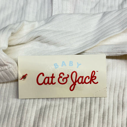 Cat & Jack™ 18M Girls' 1 Piece Cream Ribbed Bodysuit Only