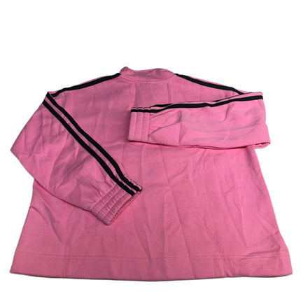 Adidas Girls' Size M (10/12) Pink Pullover Sweatshirt New