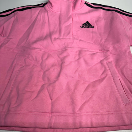 Adidas Girls' Size M (10/12) Pink Pullover Sweatshirt New