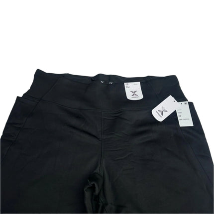 Xersion Women's Warmth 2X Black Slim Straight Pants