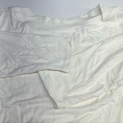 St. John's Bay Women's Top Ivory 3X