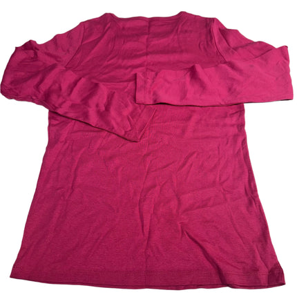 St. John's Bay Women's Essential Tee - Exotic Pink - Size XS
