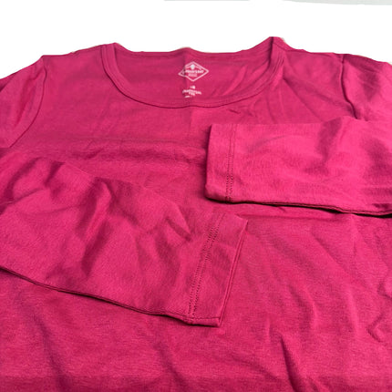 St. John's Bay Women's Essential Tee - Exotic Pink - Size XS