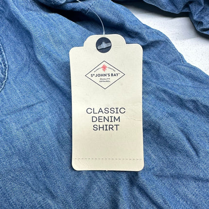 St. John's Bay Classic Denim Shirt Women's  New