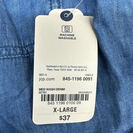 St. John's Bay Classic Denim Shirt Women's  New