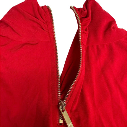 Liz Claiborne Red Twist Front Long Sleeve Dress Size L New