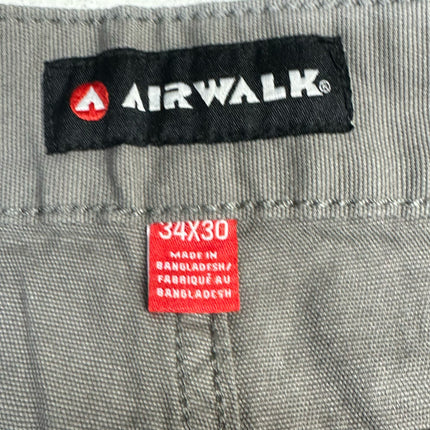 Airwalk Grey Cargo Pants Men's Size 34x30 New