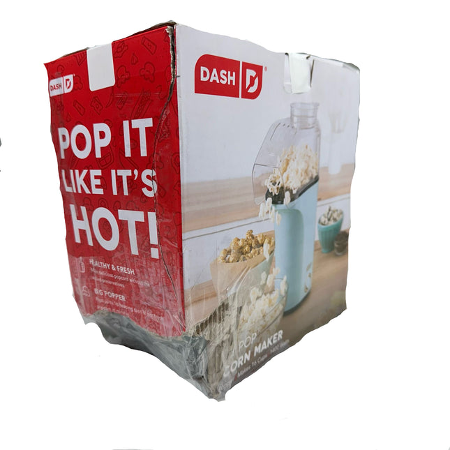 Dash 16-Cup Electric Popcorn Maker – Aqua – 1400W – Open Box