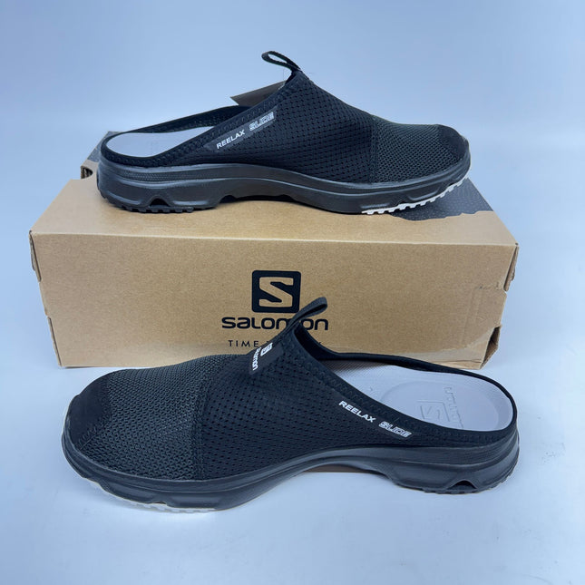 Salomon Trail Shoes Recovery Clogs Black/Ebony White Size 11 New