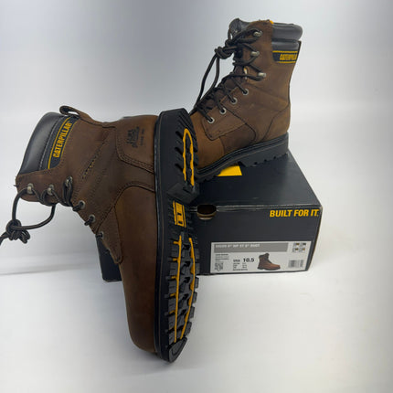 Caterpillar Salvo Safety Boots Brown Size 10.5 New