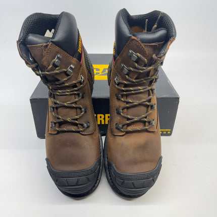 Caterpillar Excavator XL Safety Boots Brown Size 11.5 New