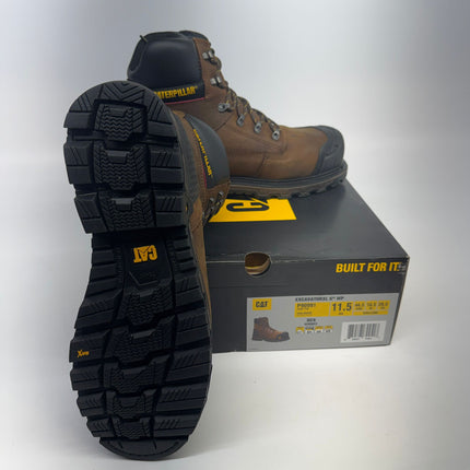Caterpillar Excavator XL Safety Boots Brown Size 11.5 New