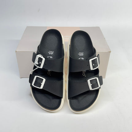 Birkenstock Papillio Arizona Chunky Sandals Black Size 5 New