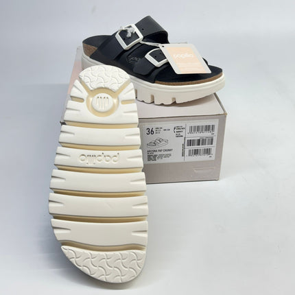 Birkenstock Papillio Arizona Chunky Sandals Black Size 5 New