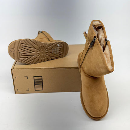 UGG Classic Zip Boots Chestnut Size 8 New without Box