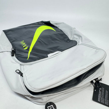 Nike Brasilia XL Backpack Photon Dust/Grey/Green Size XL New