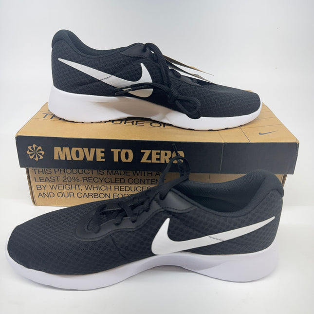 Nike Tanjun Running Shoes Black/White Men Size 8.5 New