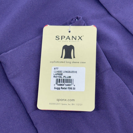 SPANX On Top & In Control Long Sleeve Top Women's Size L New